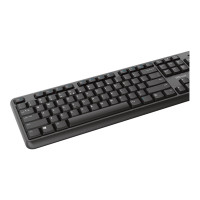 Produktbild för Trust TK-350 - tangentbord - QWERTZ - tysk - svart Inmatningsenhet