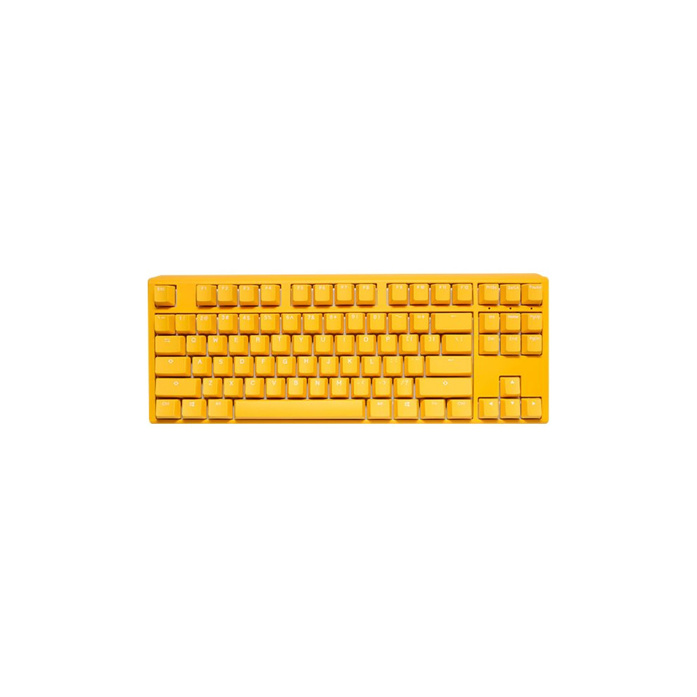 Produktbild för Ducky One 3 TKL - tangentbord - QWERTZ - tysk - yellow ducky Inmatningsenhet