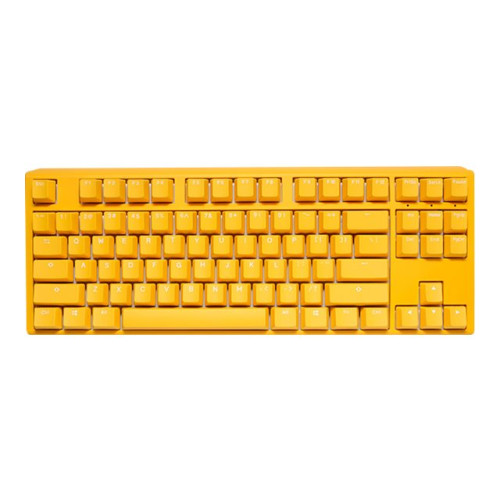 DuckyChannel International Ducky One 3 TKL - tangentbord - QWERTZ - tysk - yellow ducky Inmatningsenhet