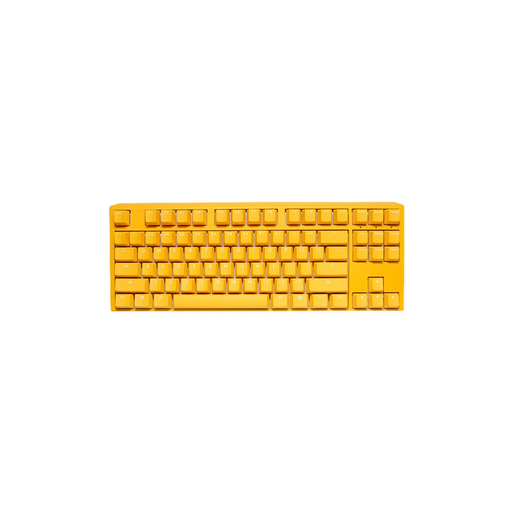 Produktbild för Ducky One 3 TKL - tangentbord - QWERTZ - tysk - yellow ducky Inmatningsenhet