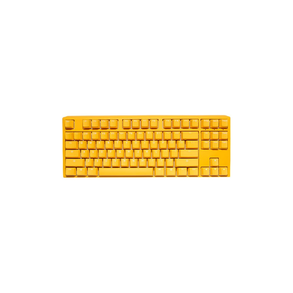 Produktbild för Ducky One 3 TKL - tangentbord - QWERTZ - tysk - yellow ducky Inmatningsenhet