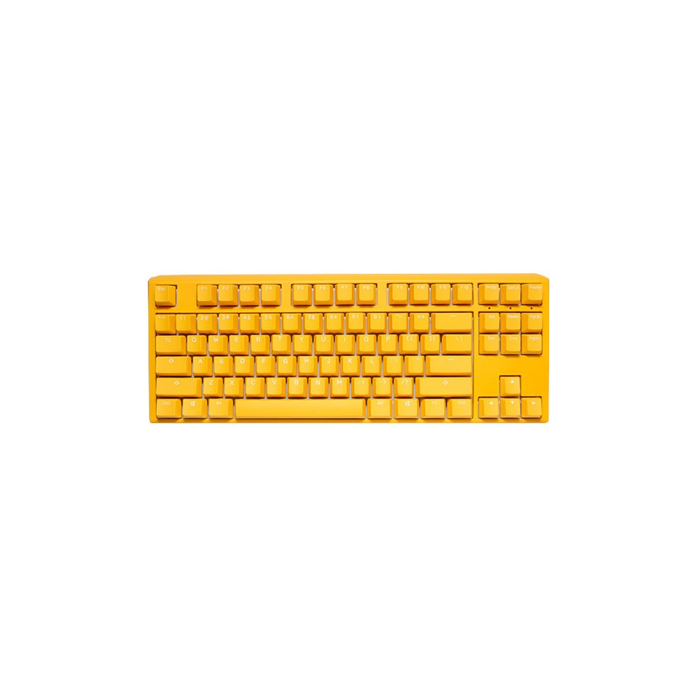 Produktbild för Ducky One 3 TKL - tangentbord - QWERTZ - tysk - yellow ducky Inmatningsenhet