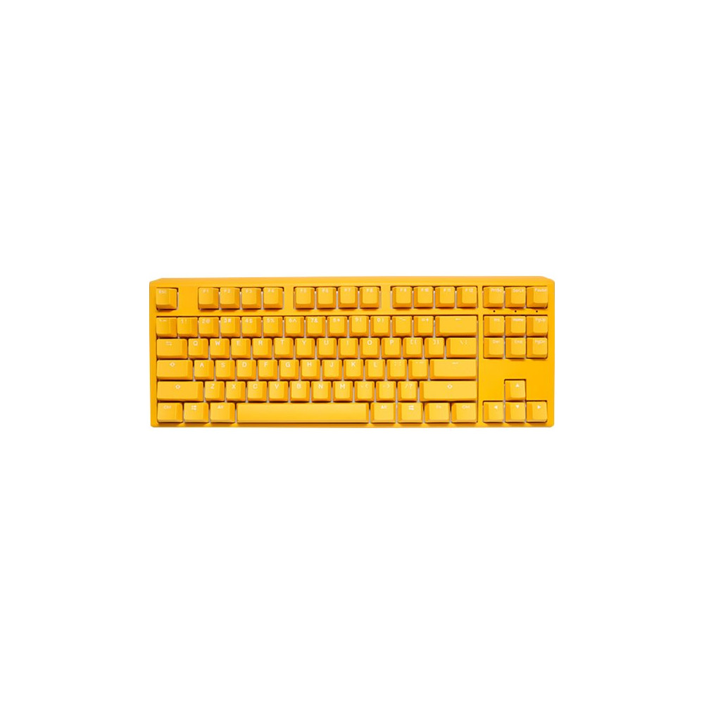 Produktbild för Ducky One 3 TKL - tangentbord - QWERTZ - tysk - yellow ducky Inmatningsenhet
