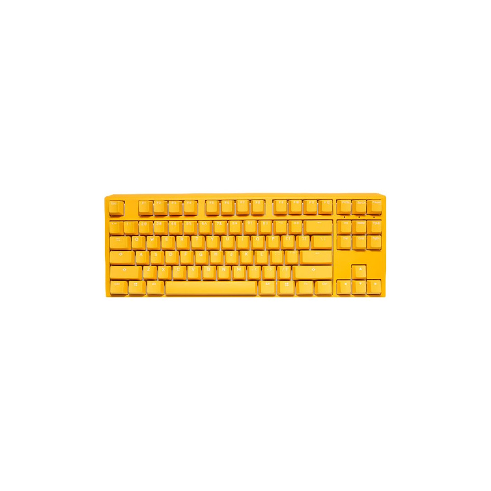 Produktbild för Ducky One 3 TKL - tangentbord - QWERTZ - tysk - yellow ducky Inmatningsenhet