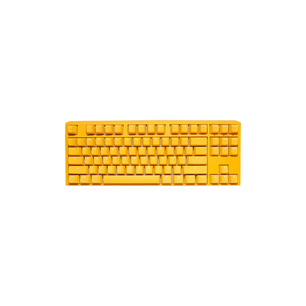 Produktbild för Ducky One 3 TKL - tangentbord - QWERTZ - tysk - yellow ducky Inmatningsenhet