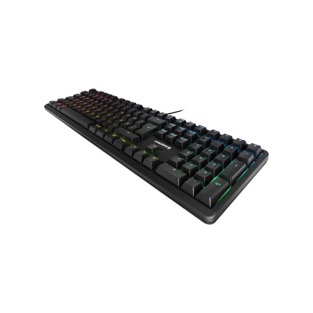Produktbild för CHERRY G80-3000N RGB - tangentbord - tysk - svart Inmatningsenhet
