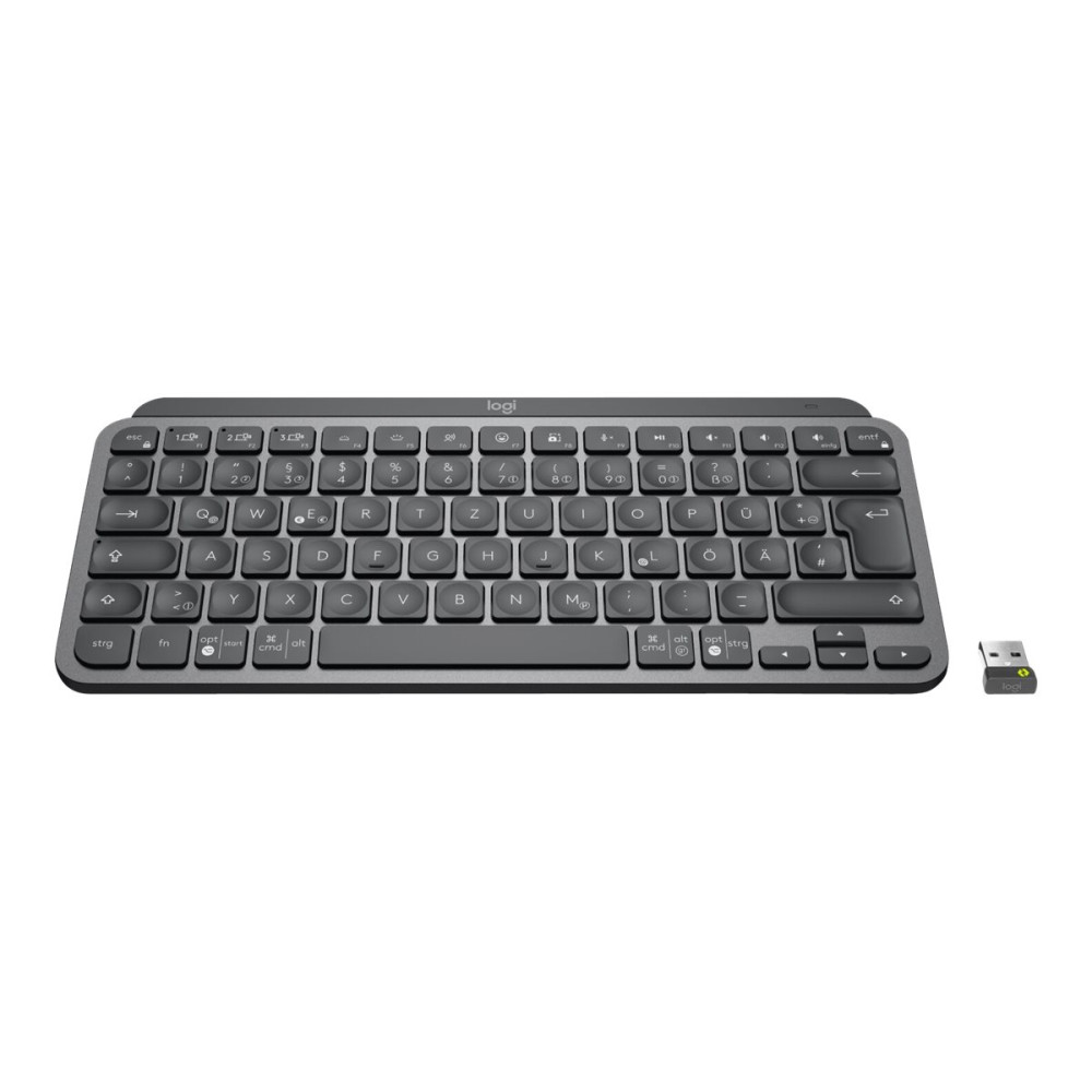 Produktbild för Logitech MX Keys Mini for Business - tangentbord - QWERTY - internationell engelska - grafit Inmatningsenhet