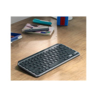 Produktbild för Logitech MX Keys Mini for Business - tangentbord - QWERTY - internationell engelska - grafit Inmatningsenhet