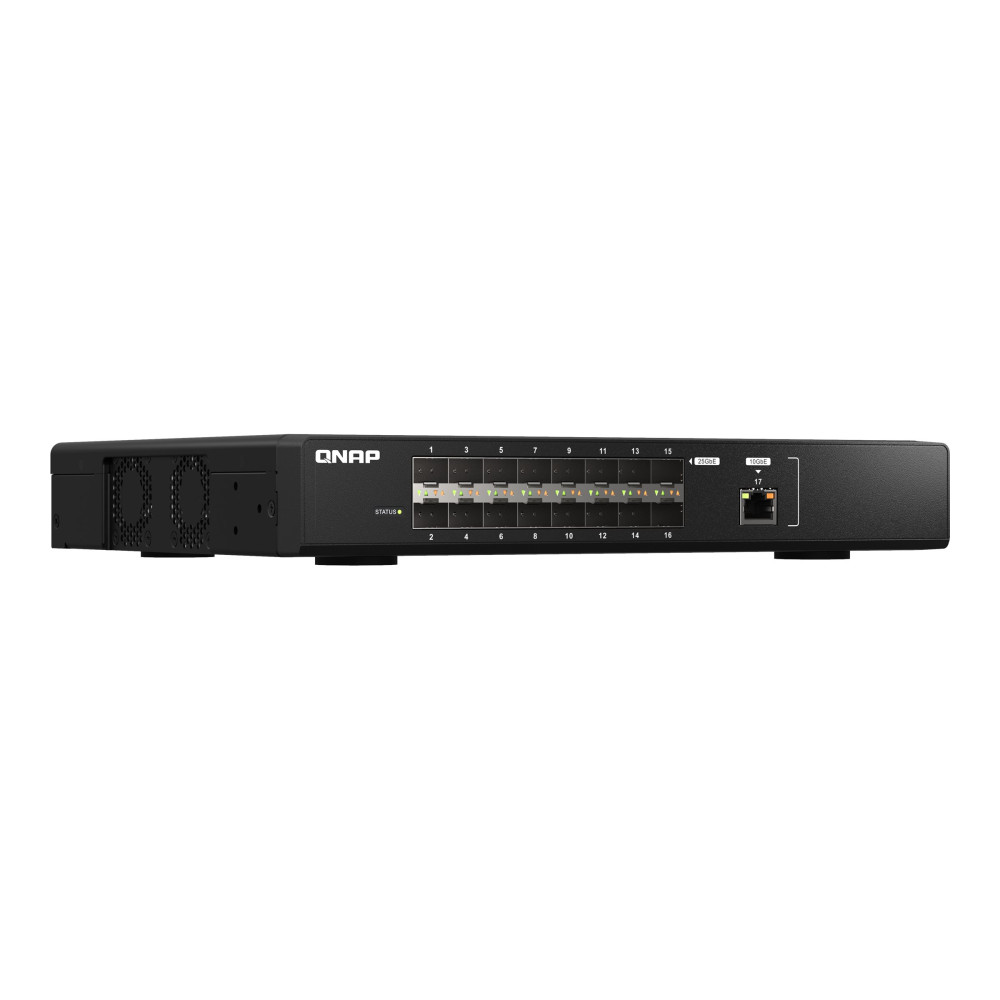 Produktbild för QNAP QSW-M5216-1T - switch - 17 portar - Administrerad - rackmonterbar