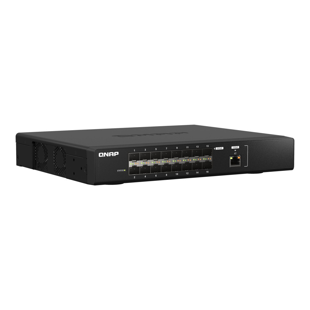 Produktbild för QNAP QSW-M5216-1T - switch - 17 portar - Administrerad - rackmonterbar
