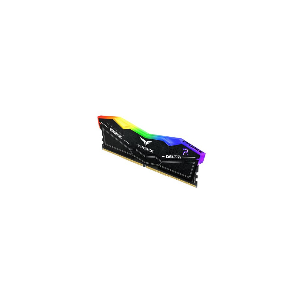 Produktbild för T-Force DELTA RGB - DDR5 - sats - 32 GB: 2 x 16 GB - DIMM 288-pin - 6400 MHz / PC5-51200 - ej buffrad