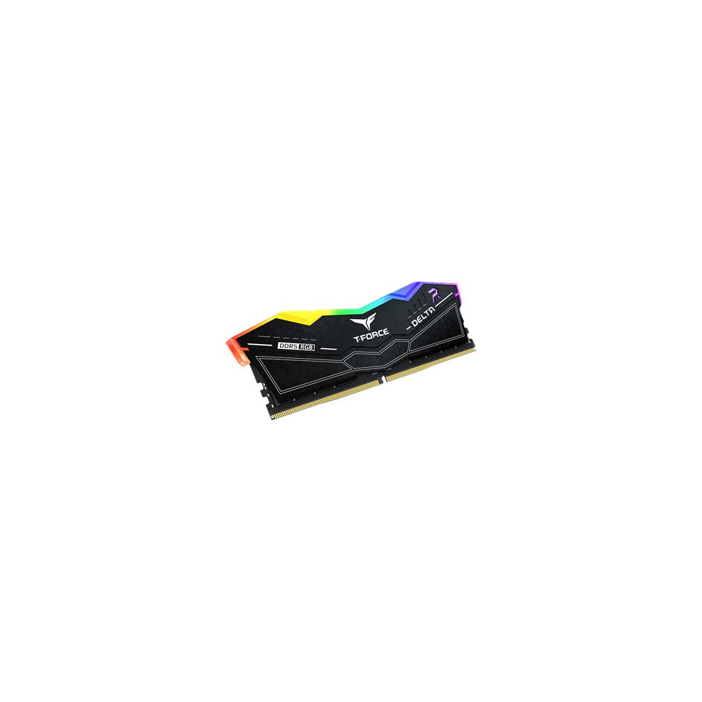 Produktbild för T-Force DELTA RGB - DDR5 - sats - 32 GB: 2 x 16 GB - DIMM 288-pin - 6400 MHz / PC5-51200 - ej buffrad