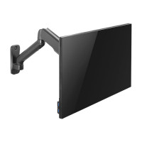 Produktbild för DELTACO Office ARM-0360 monteringssats - för LCD-display - mattsvart