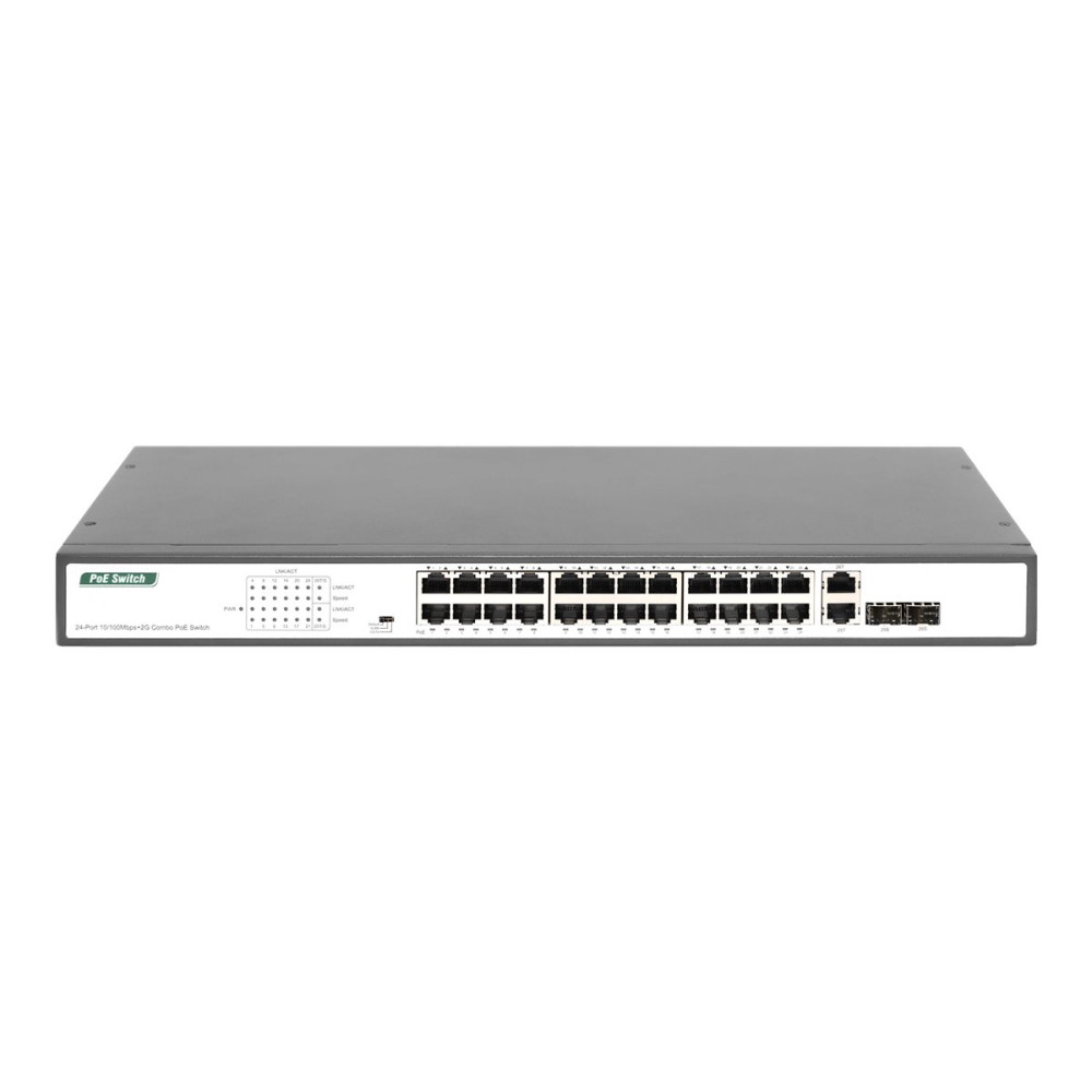 Produktbild för DIGITUS Professional DN-95343 - switch - 24 portar - rackmonterbar