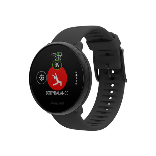 Polar Electro Polar Ignite 2 - svart pärla - sportklocka med band - svart