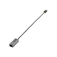 Produktbild för StarTech.com USB till Ethernet-adapter, USB 3.0 till 10/100/1000 Gigabit Ethernet LAN-omvandlare för bärbara datorer, 30 cm ansluten kabel, USB till RJ45-adapter, NIC-adapter, USB-nätverksadapter - nätverksadapter - USB 3.2 Gen 1 - Gigabit Ethernet x 1