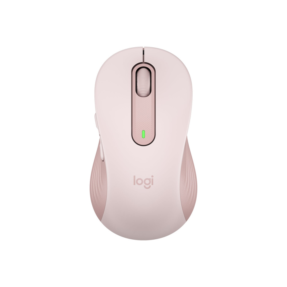 Produktbild för Logitech Signature M650 L - mus - stor storlek - 2.4 GHz, Bluetooth - rosa