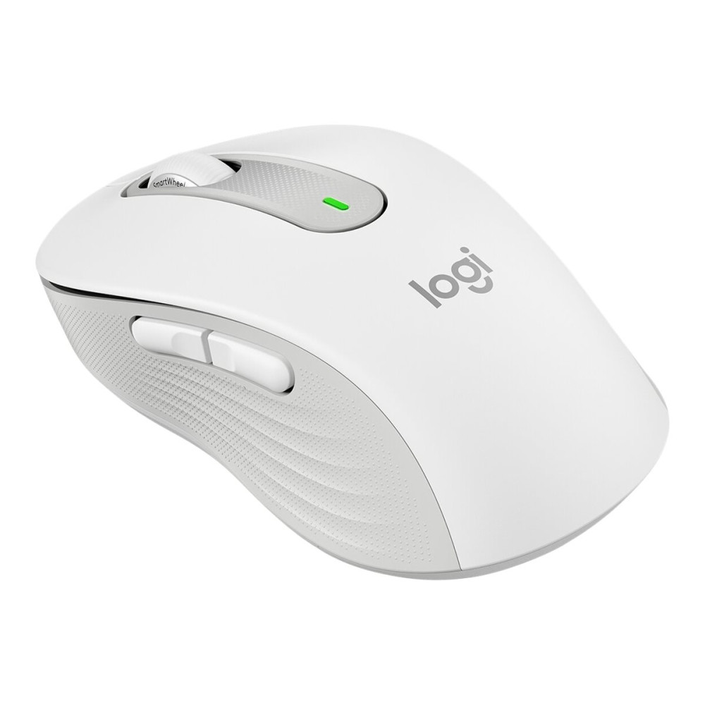 Produktbild för Logitech Signature M650 L - mus - stor storlek - 2.4 GHz, Bluetooth - offwhite