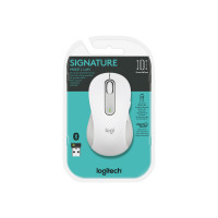 Produktbild för Logitech Signature M650 L - mus - stor storlek - 2.4 GHz, Bluetooth - offwhite