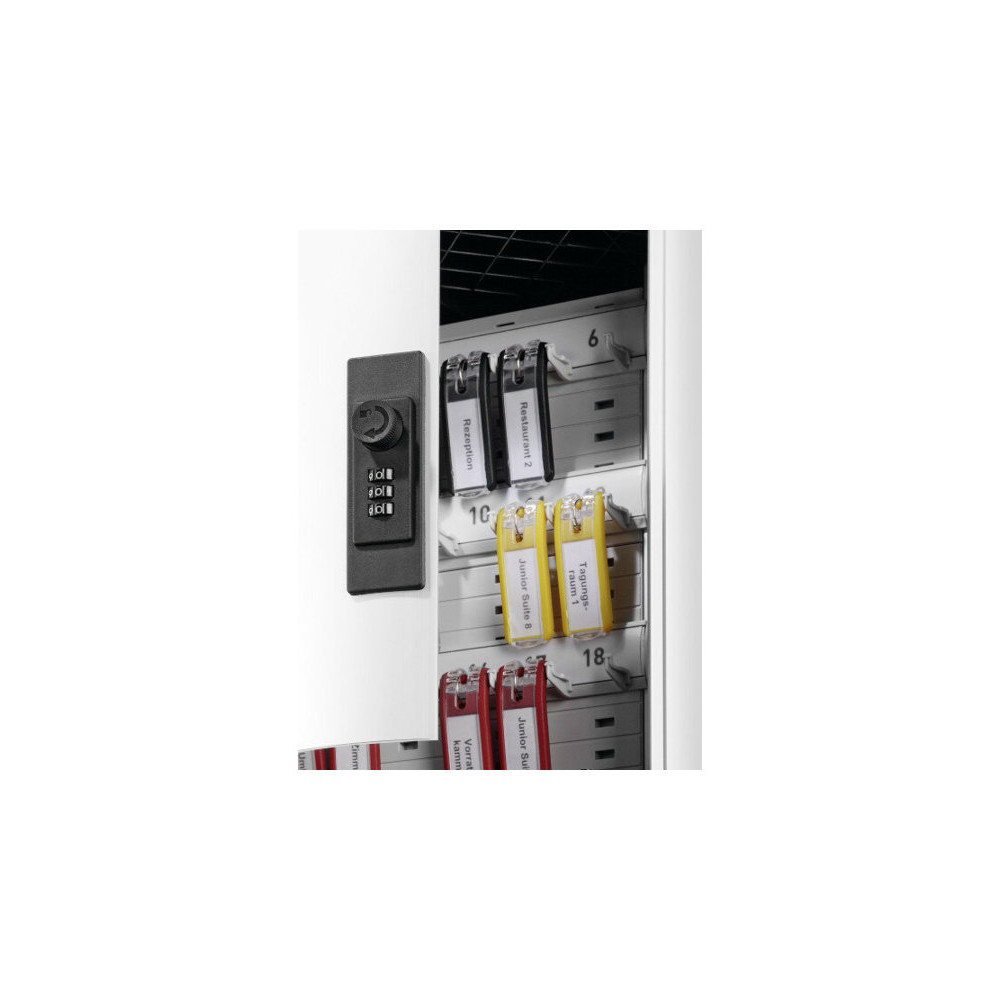 Produktbild för DURABLE KEY BOX - nyckelskåp - 1 dörrar - 18 krokar - silver