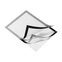 Produktbild för DURABLE DURAFRAME dokumenthållare - för A4 - dubbelsidig - silver-metallic