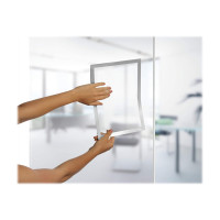 Produktbild för DURABLE DURAFRAME dokumenthållare - för A4 - dubbelsidig - silver-metallic