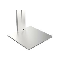 Produktbild för DURABLE TABLET HOLDER FLOOR ställ - för surfplatta - silver