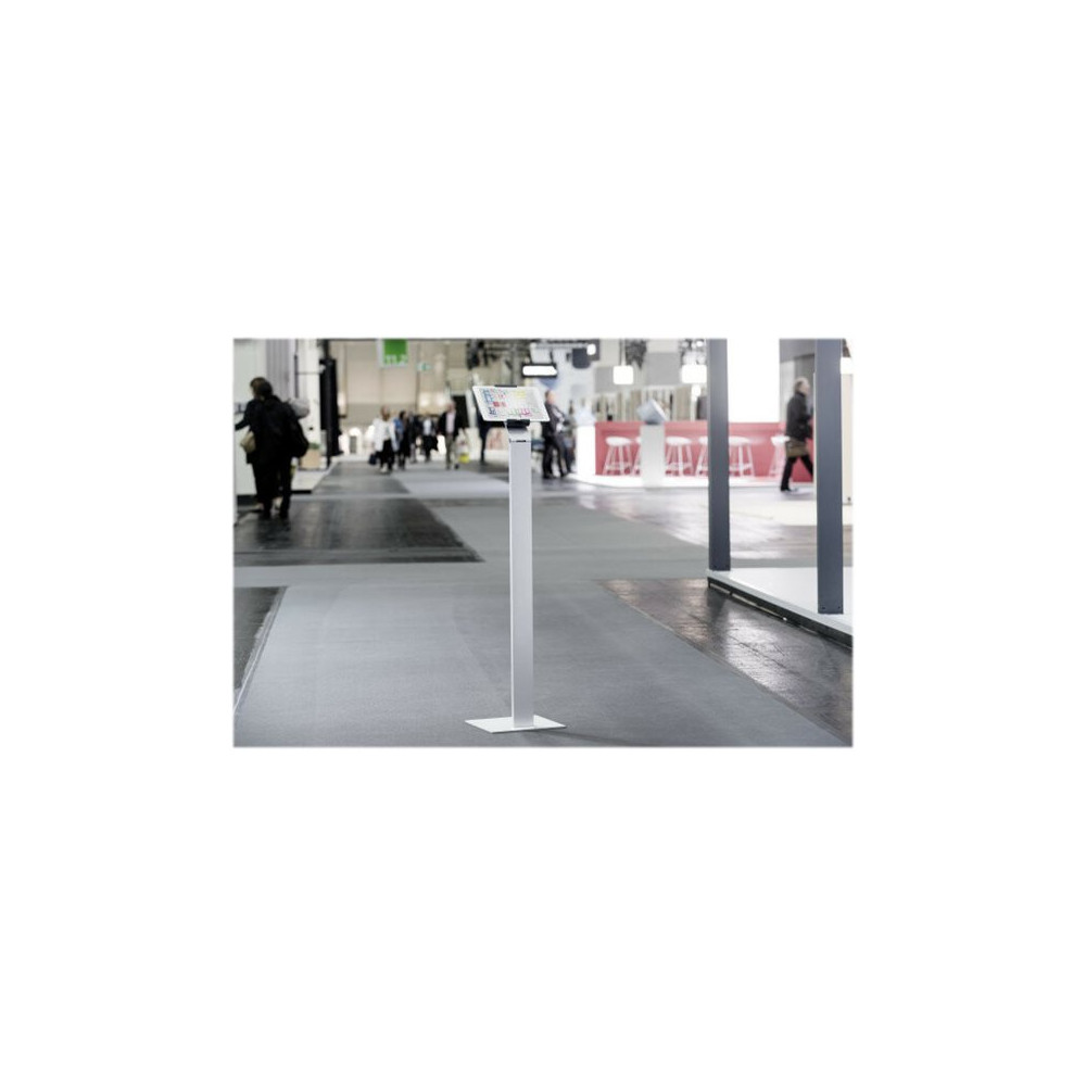 Produktbild för DURABLE TABLET HOLDER FLOOR ställ - för surfplatta - silver