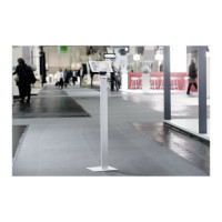 Produktbild för DURABLE TABLET HOLDER FLOOR ställ - för surfplatta - silver