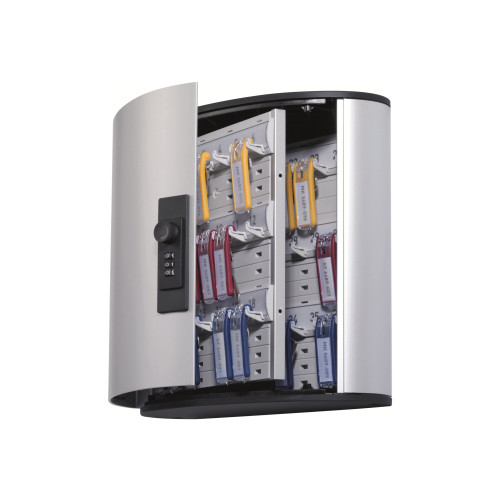 DURABLE Hunke & Jochheim DURABLE KEY BOX - nyckelskåp - 1 dörrar - 36 krokar - silver