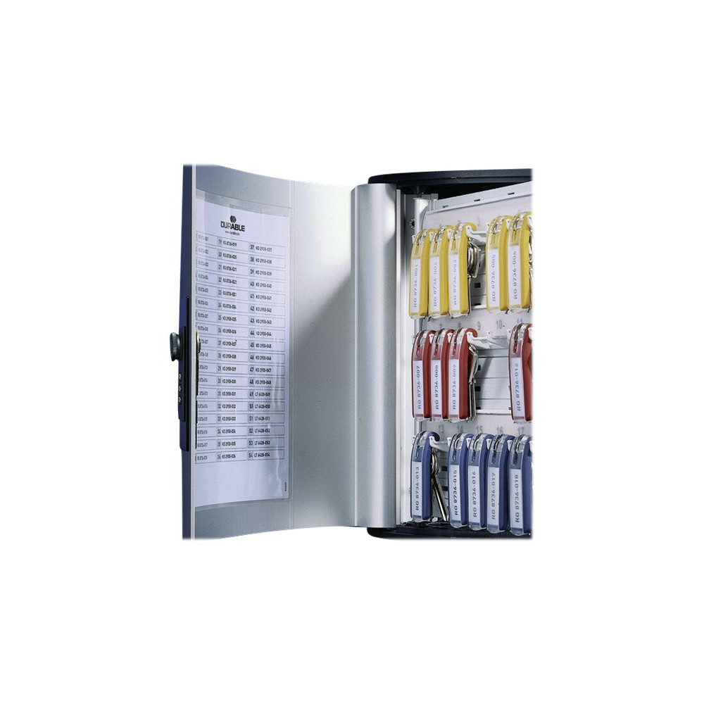 Produktbild för DURABLE KEY BOX - nyckelskåp - 1 dörrar - 36 krokar - silver