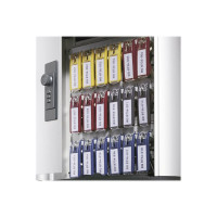 Produktbild för DURABLE KEY BOX - nyckelskåp - 1 dörrar - 36 krokar - silver