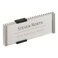 Produktbild för DURABLE INFO SIGN teckenhållare - silver