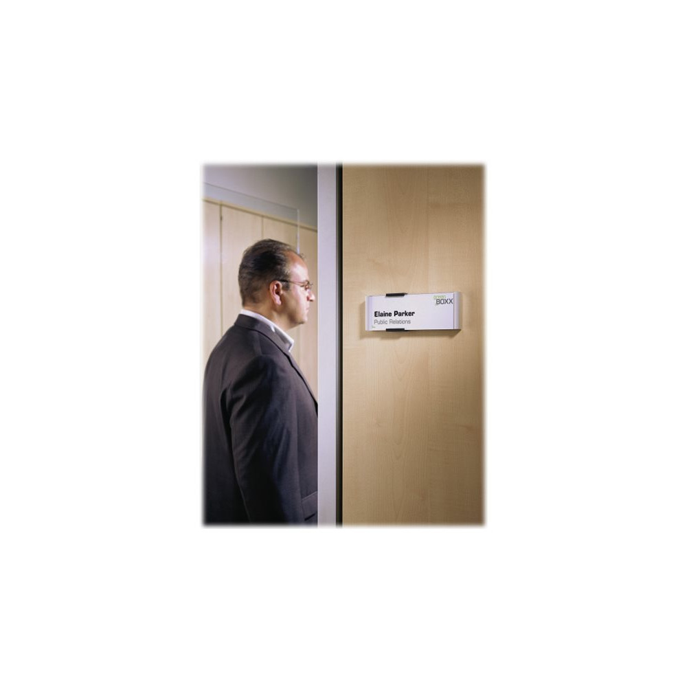 Produktbild för DURABLE INFO SIGN teckenhållare - silver