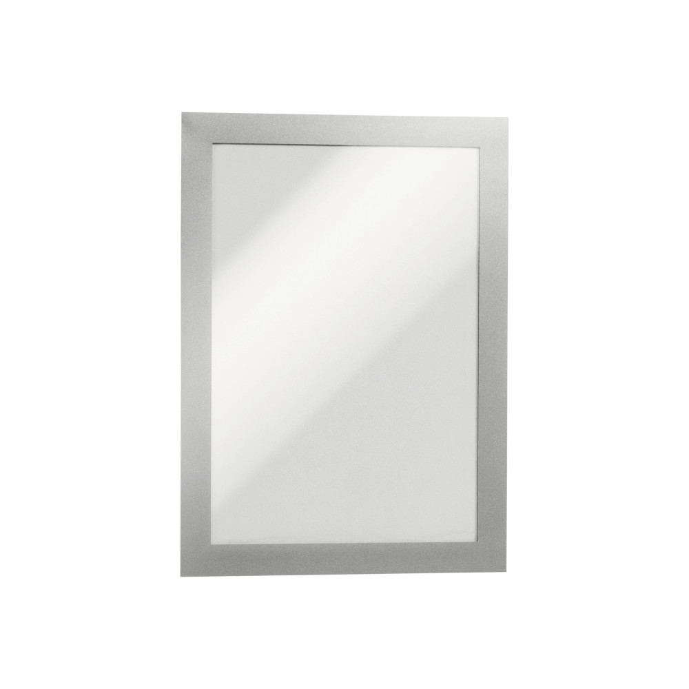 Produktbild för DURABLE DURAFRAME dokumenthållare - för A5 - dubbelsidig - silver (paket om 2)