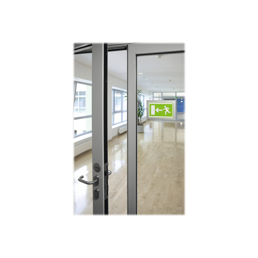 Produktbild för DURABLE DURAFRAME dokumenthållare - för A5 - dubbelsidig - silver (paket om 2)