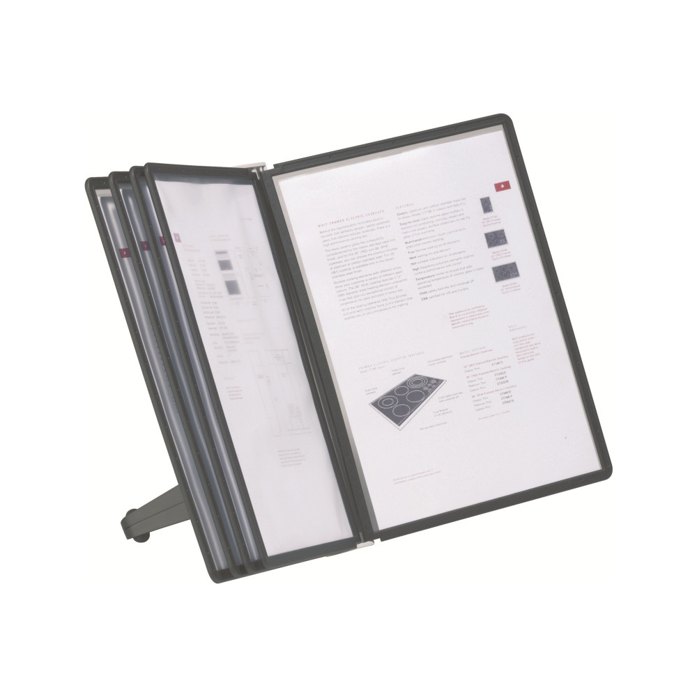 Produktbild för DURABLE SHERPA SOHO - displaypanelsystem - för A4 - svart
