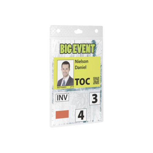 DURABLE Hunke & Jochheim DURABLE namnskyltshållare - för A6 - transparent (paket om 20)