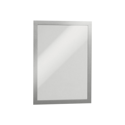 DURABLE Hunke & Jochheim DURABLE DURAFRAME dokumenthållare - för A4 - dubbelsidig - silver (paket om 2)