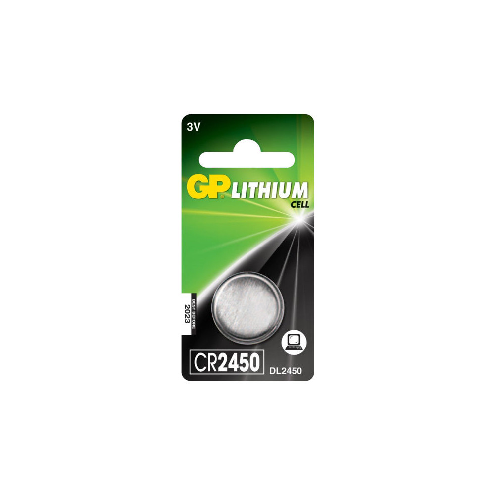Produktbild för GP CR2450 batteri x CR2450 - Li