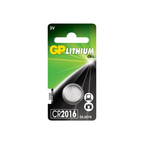 Gold Peak GP batteri x CR2016 - Li