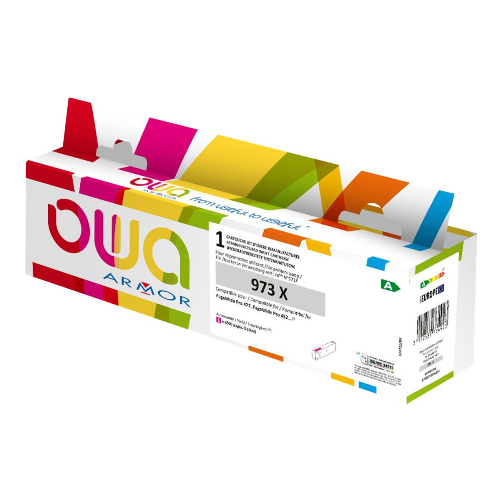 Produktbild för OWA - magenta - kompatibel - återanvänd - bläckpatron (alternativ för: HP 973X)