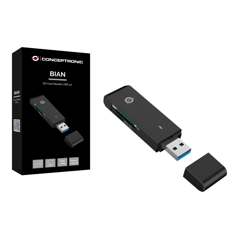 Produktbild för Conceptronic BIAN kortläsare - USB 3.0