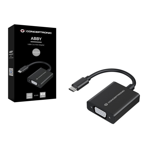 Conceptronic Conceptronic ABBY - videokort - USB-C till HD-15 (VGA)