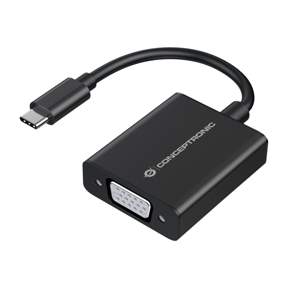 Produktbild för Conceptronic ABBY - videokort - USB-C till HD-15 (VGA)
