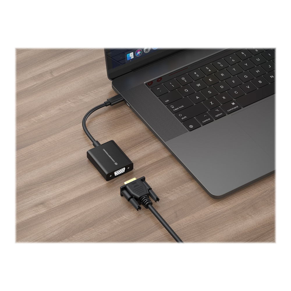 Produktbild för Conceptronic ABBY - videokort - USB-C till HD-15 (VGA)