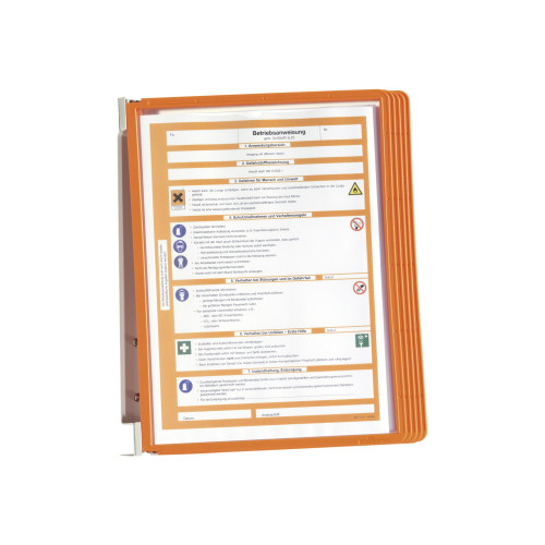 DURABLE Hunke & Jochheim DURABLE VARIO WALL - displaypanelsystem - för A4 - orange