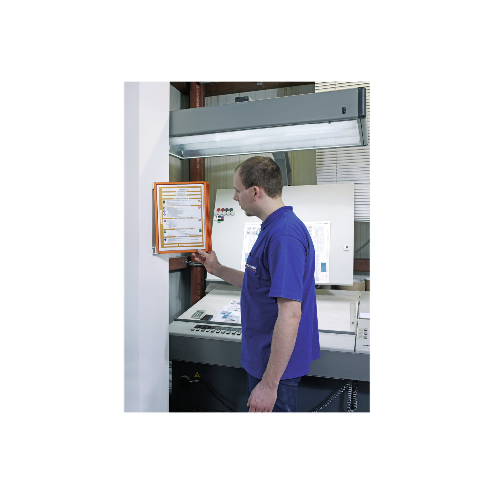 Produktbild för DURABLE VARIO WALL - displaypanelsystem - för A4 - orange