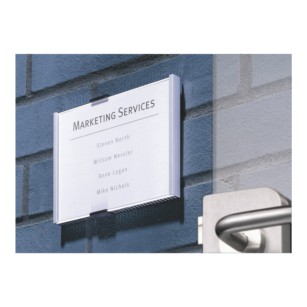 Produktbild för DURABLE INFO SIGN teckenhållare - silver