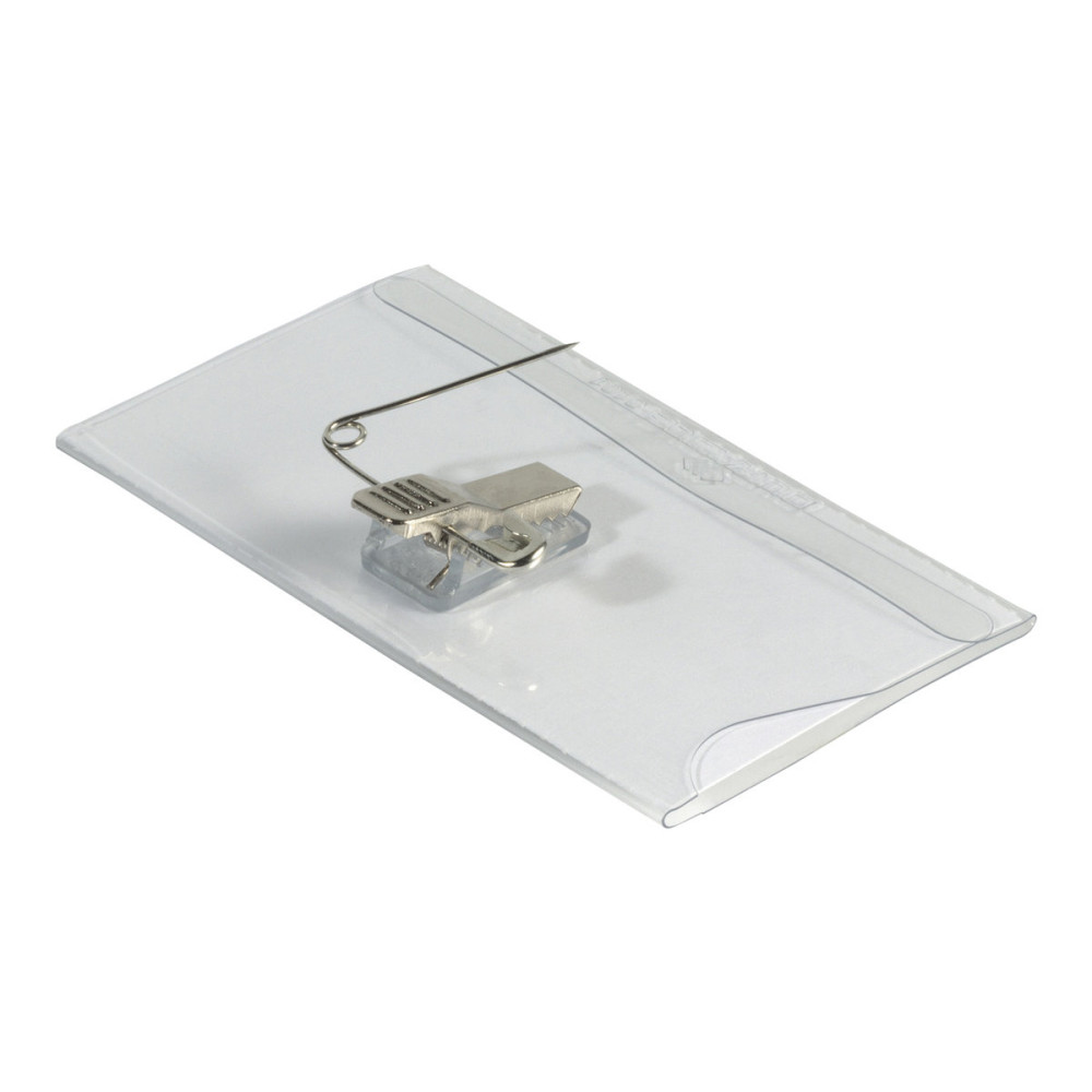 Produktbild för DURABLE namnskylt - för 54 x 90 mm - transparent